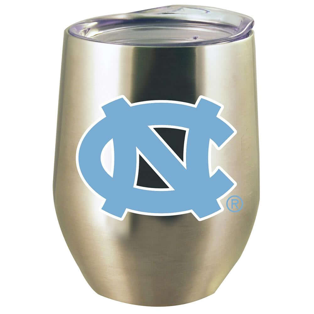 12oz Stainless Steel Stemless Tumbler w/Lid | North Carolina University