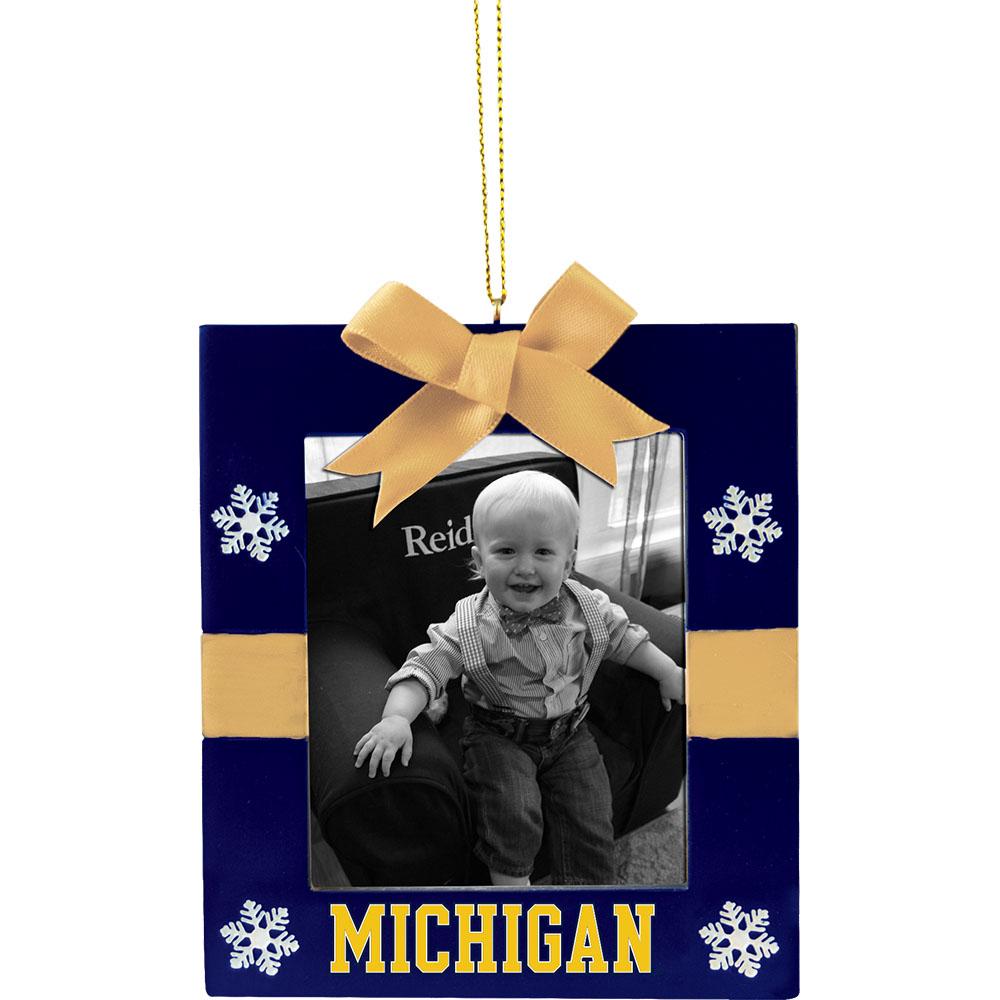 Present Frame Ornament | Michigan Wolverines