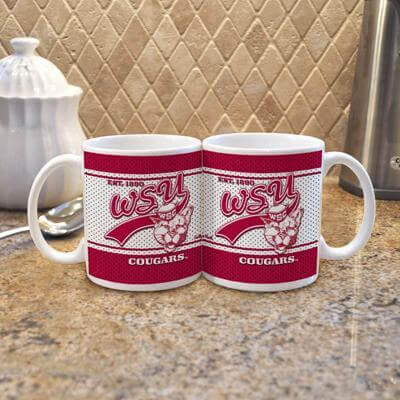 11oz White Jersey Mug | Washington State University