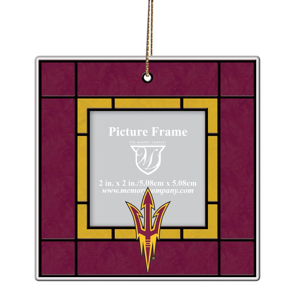 Art Glass Frame Ornament | Arizona State University