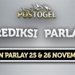 Prediksi Parlay Jitu 25 dan 26 November 2023