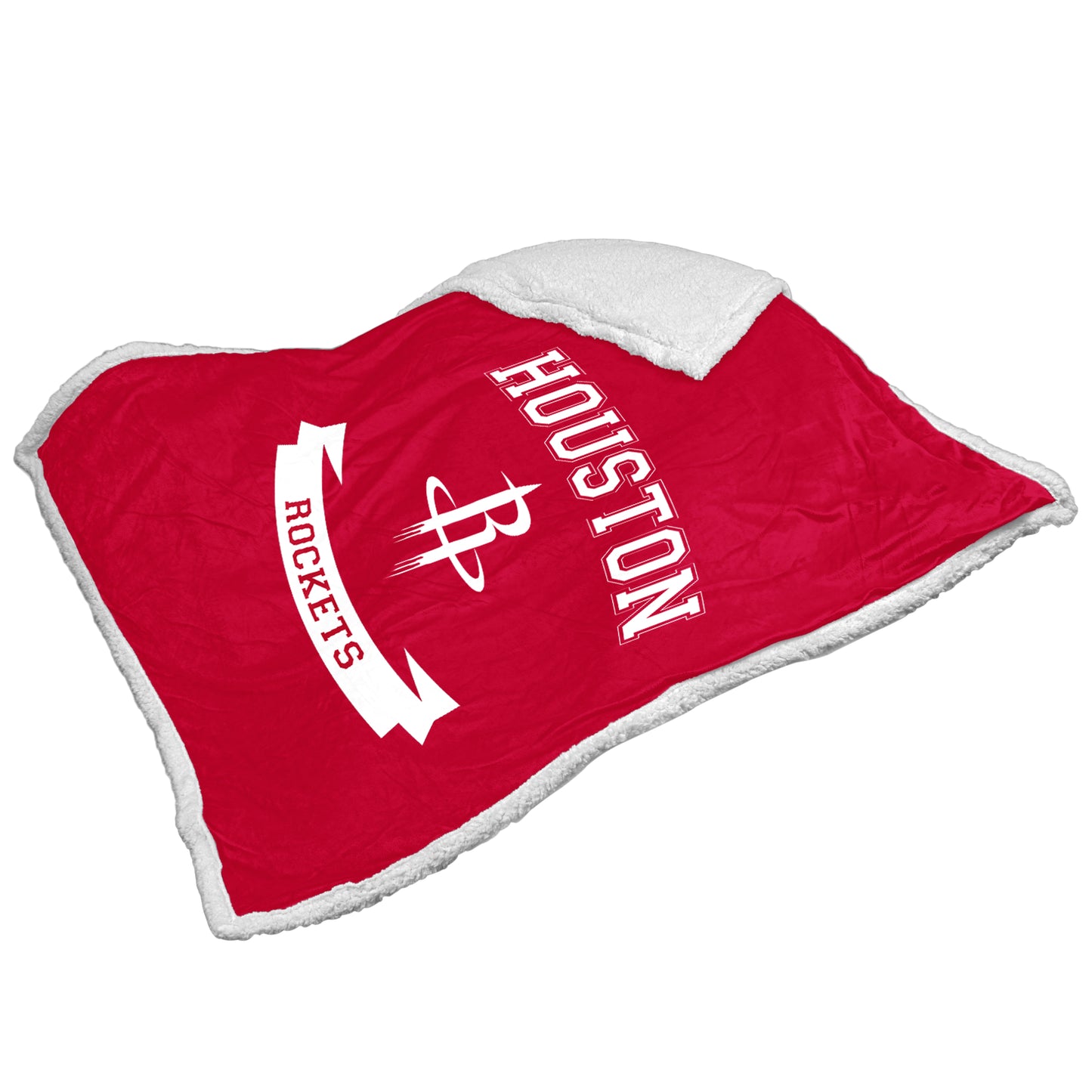 Houston Rockets Printed Sherpa Blanket