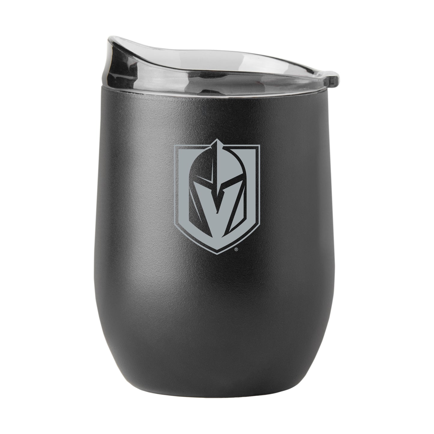 Vegas Golden Knights 16oz Black Etch Powder Coat Curved Bev