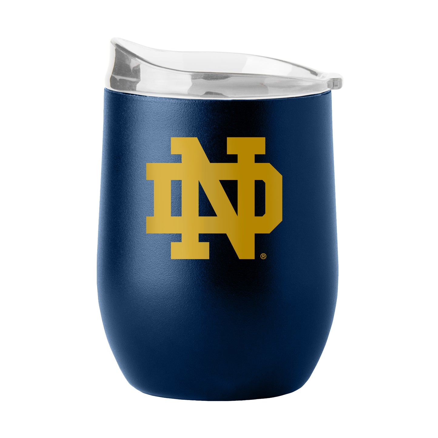 Notre Dame 16oz Flipside Powder Coat Curved Beverage