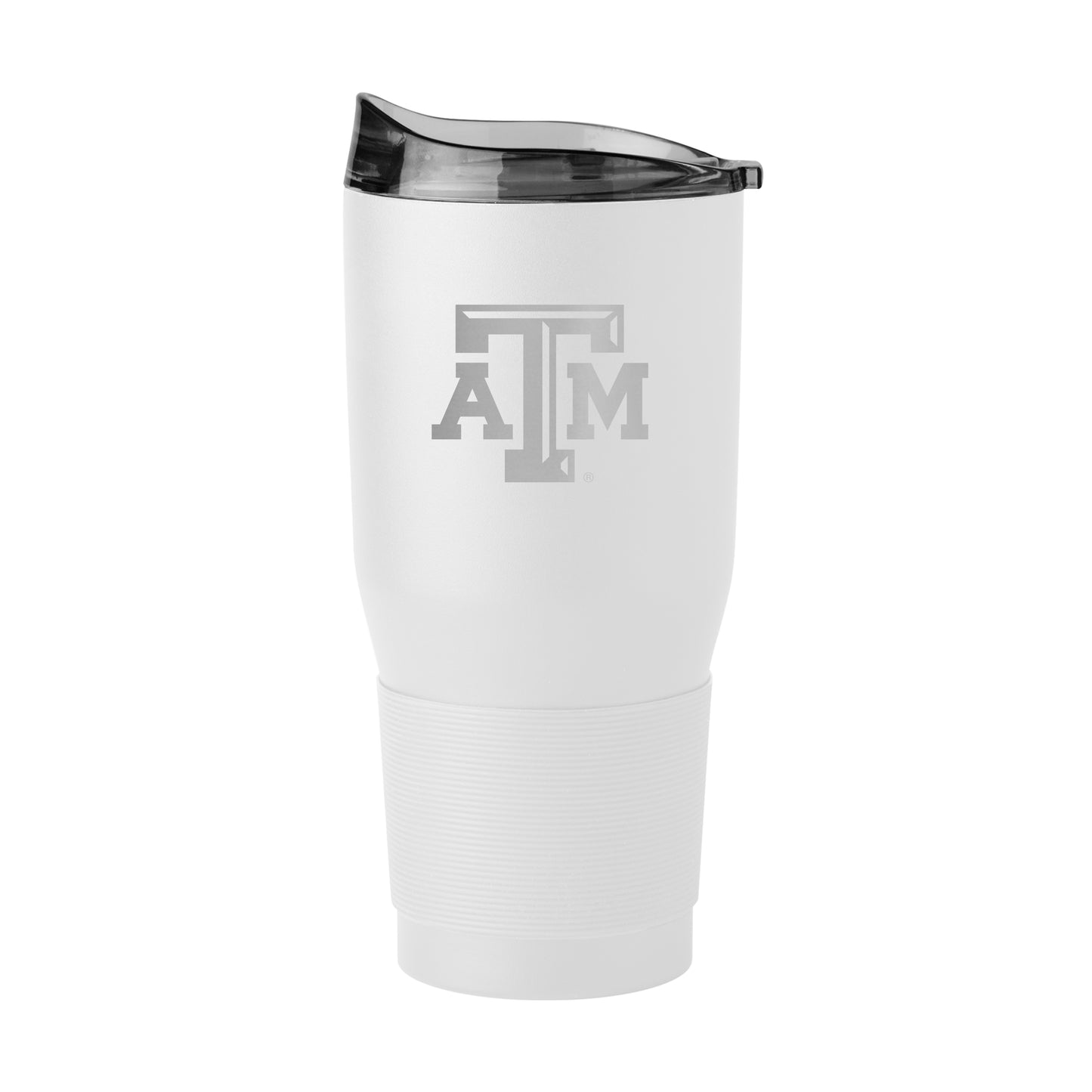 Texas A&M 30oz White Etch Powder Coat Tumbler