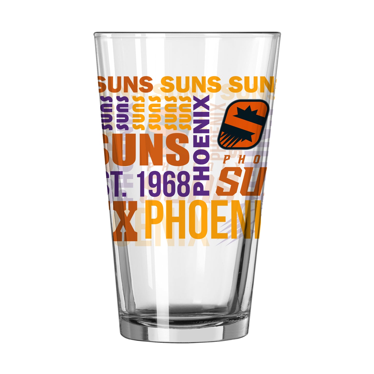 Phoenix Suns 16oz Spirit Pint Glass