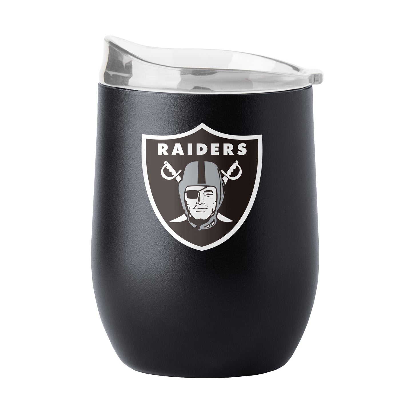 Las Vegas Raiders 16oz Flipside Powder Coat Curved Beverage