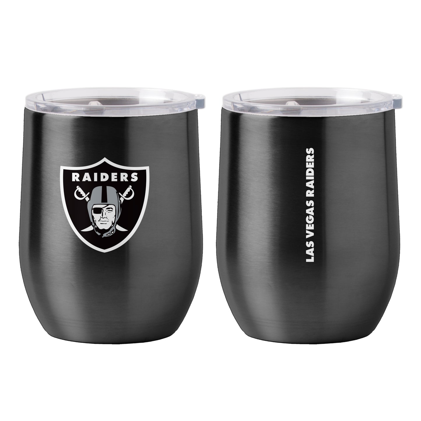 Las Vegas Raiders 16oz Gameday Stainless Curved Beverage