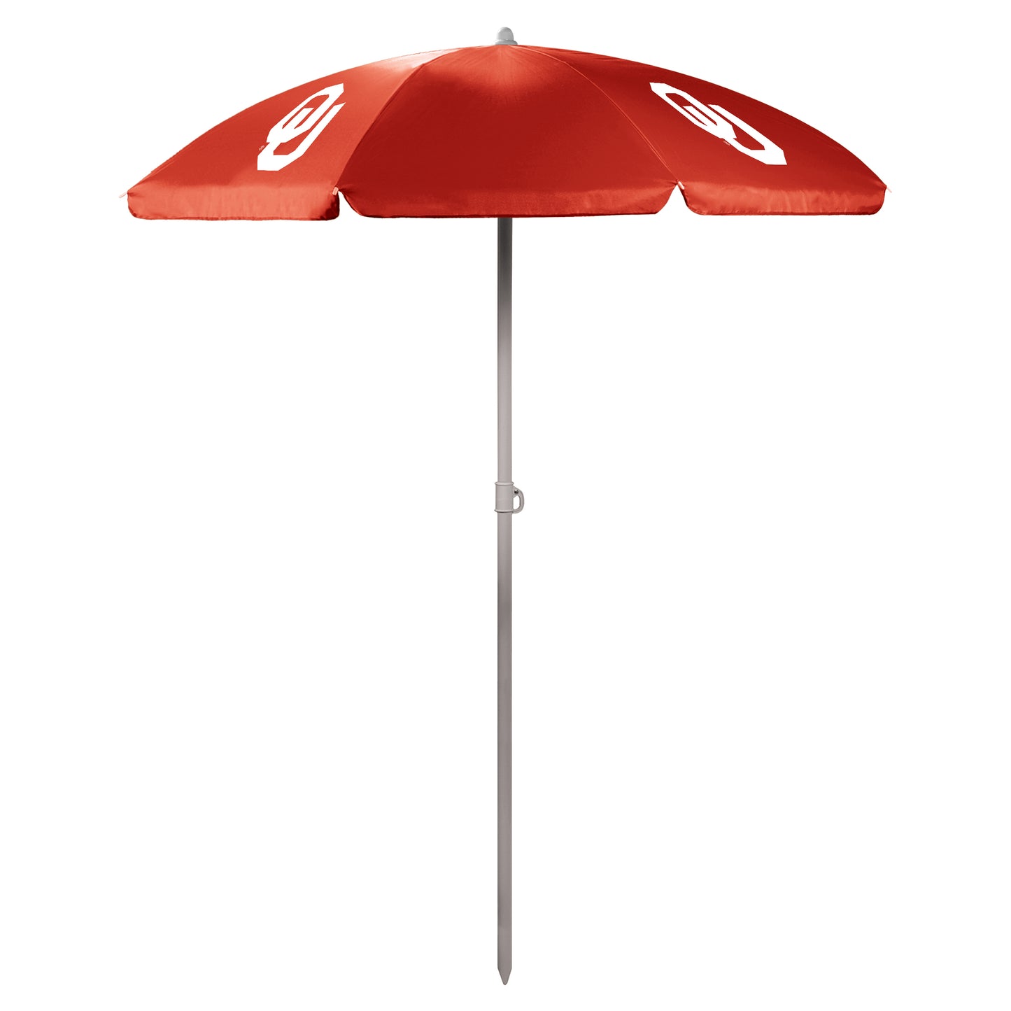 Oklahoma Sooners - 5.5 Ft. Portable Beach Umbrella, (Red)
