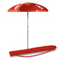 Oklahoma Sooners - 5.5 Ft. Portable Beach Umbrella, (Red)