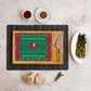 Tampa Bay Buccaneers - Football Field - Icon Glass Top Cutting Board & Knife Set, (Parawood & Bamboo)