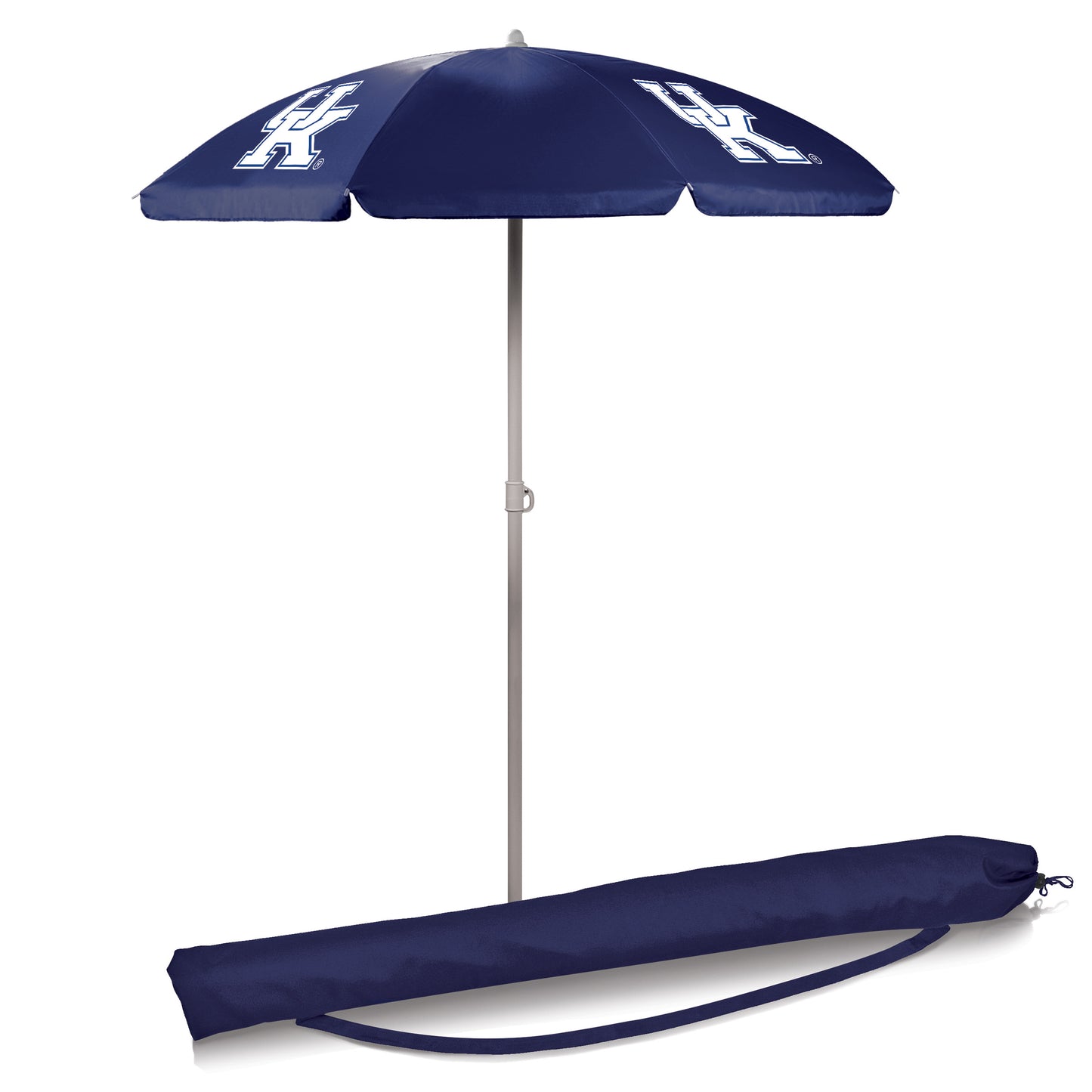 Kentucky Wildcats - 5.5 Ft. Portable Beach Umbrella, (Navy Blue)