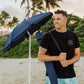 Kentucky Wildcats - 5.5 Ft. Portable Beach Umbrella, (Navy Blue)