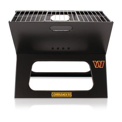 Washington Commanders - X-Grill Portable Charcoal BBQ Grill, (Black)