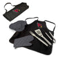 Arizona Cardinals - BBQ Apron Tote Pro Grill Set, (Black with Gray Accents)