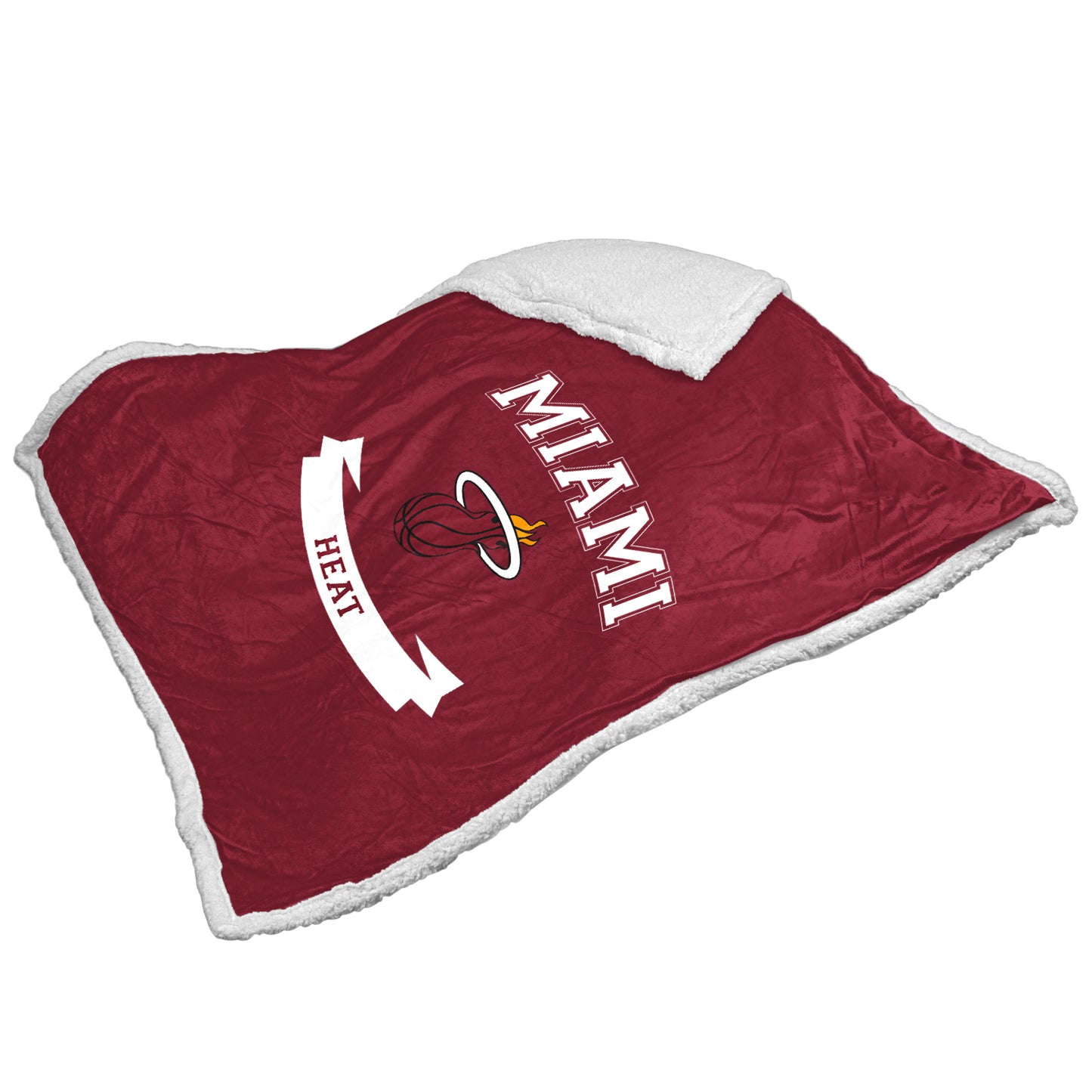 Miami Heat Printed Sherpa Blanket