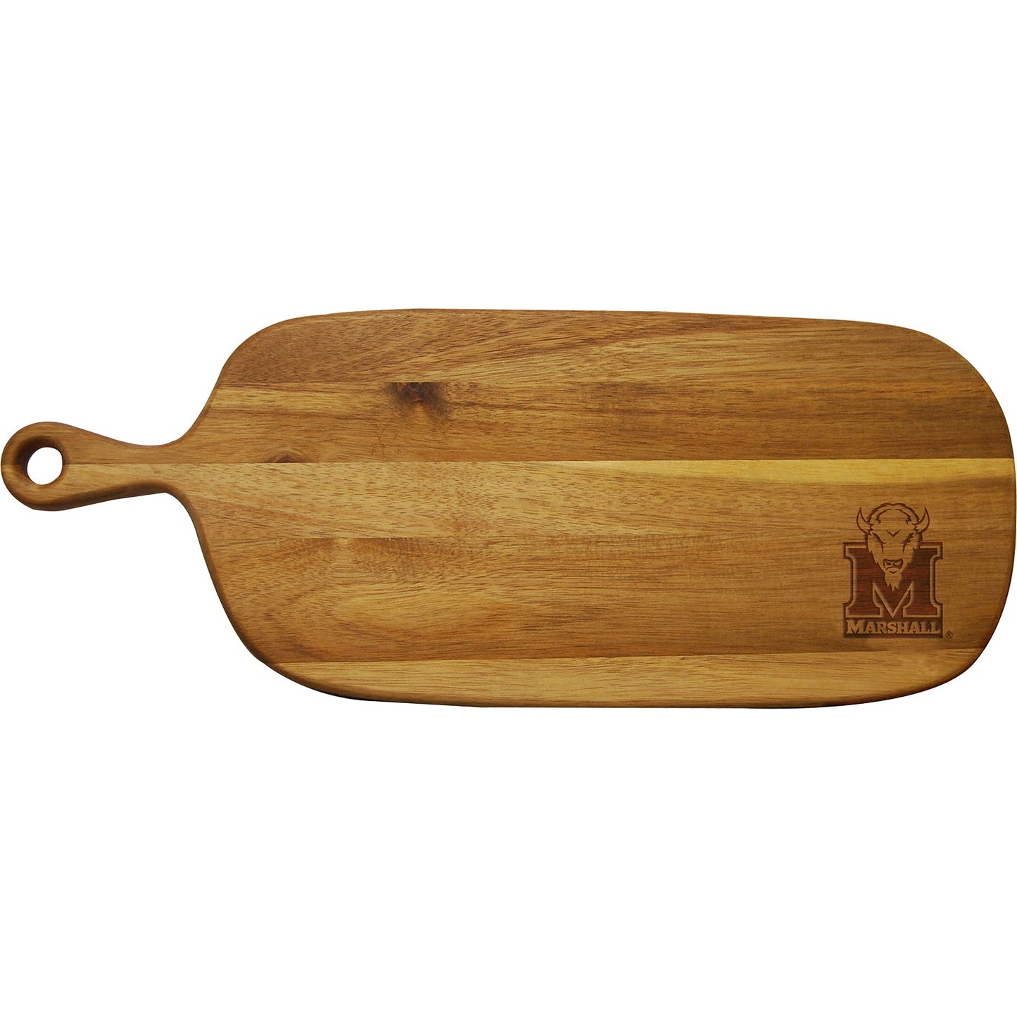 Acacia Paddle Cutting & Serving Board | Marshall University