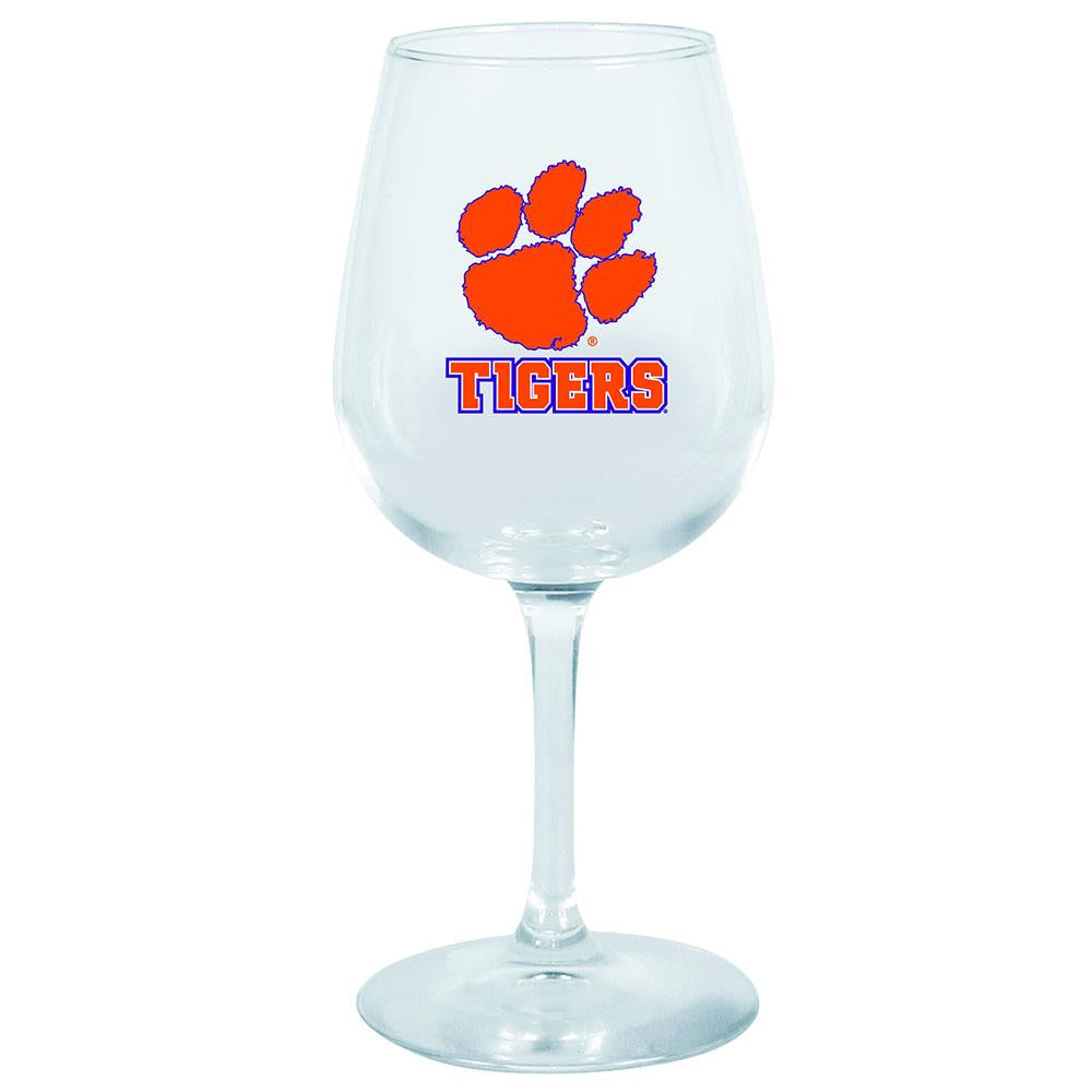 BOXED WINE GLASS  CLEMSON