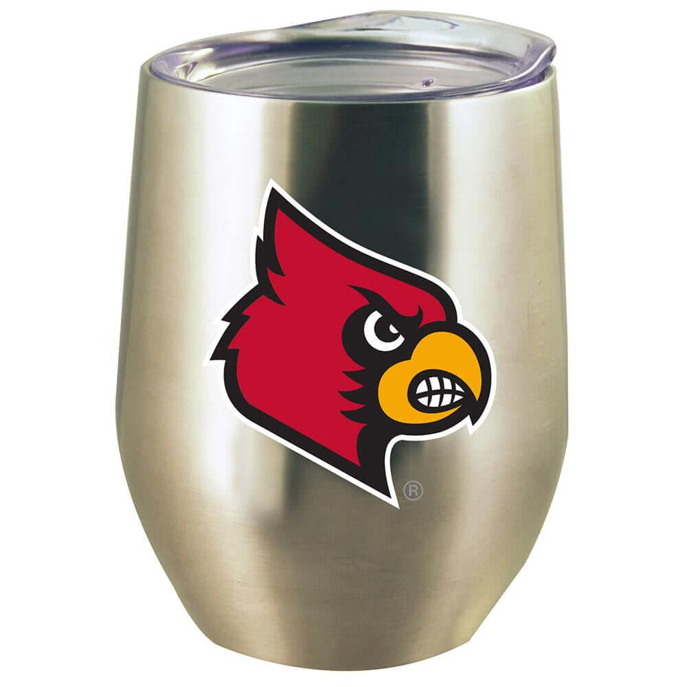 12oz Stainless Steel Stemless Tumbler w/Lid | Louisville University