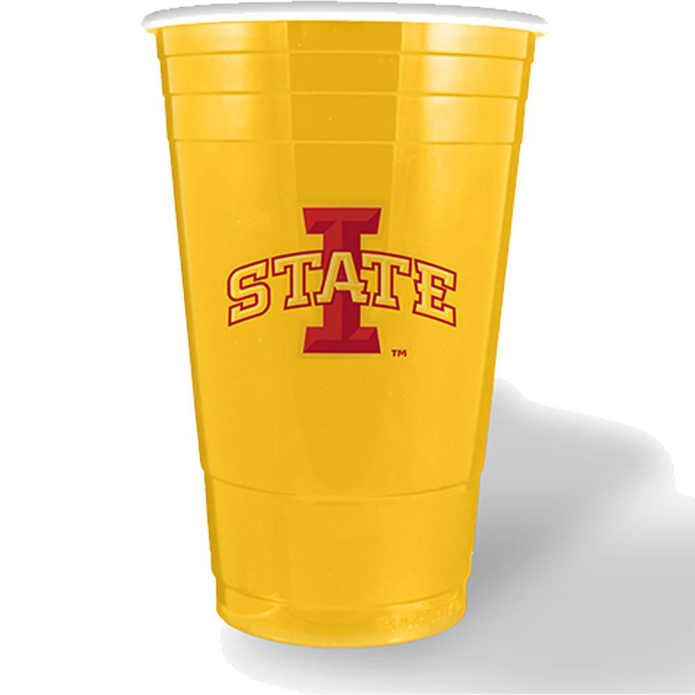 Yellow Plastic Cup | Iowa State