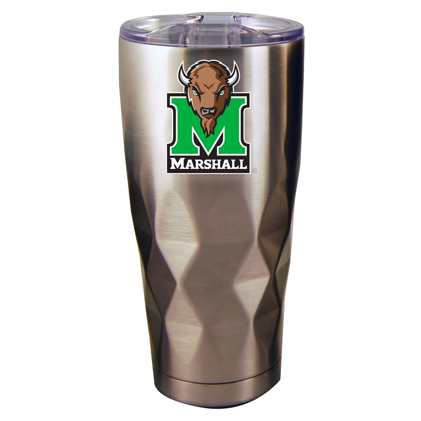 22oz Diamond Stainless Steel Tumbler | Marshall Thundering Herd