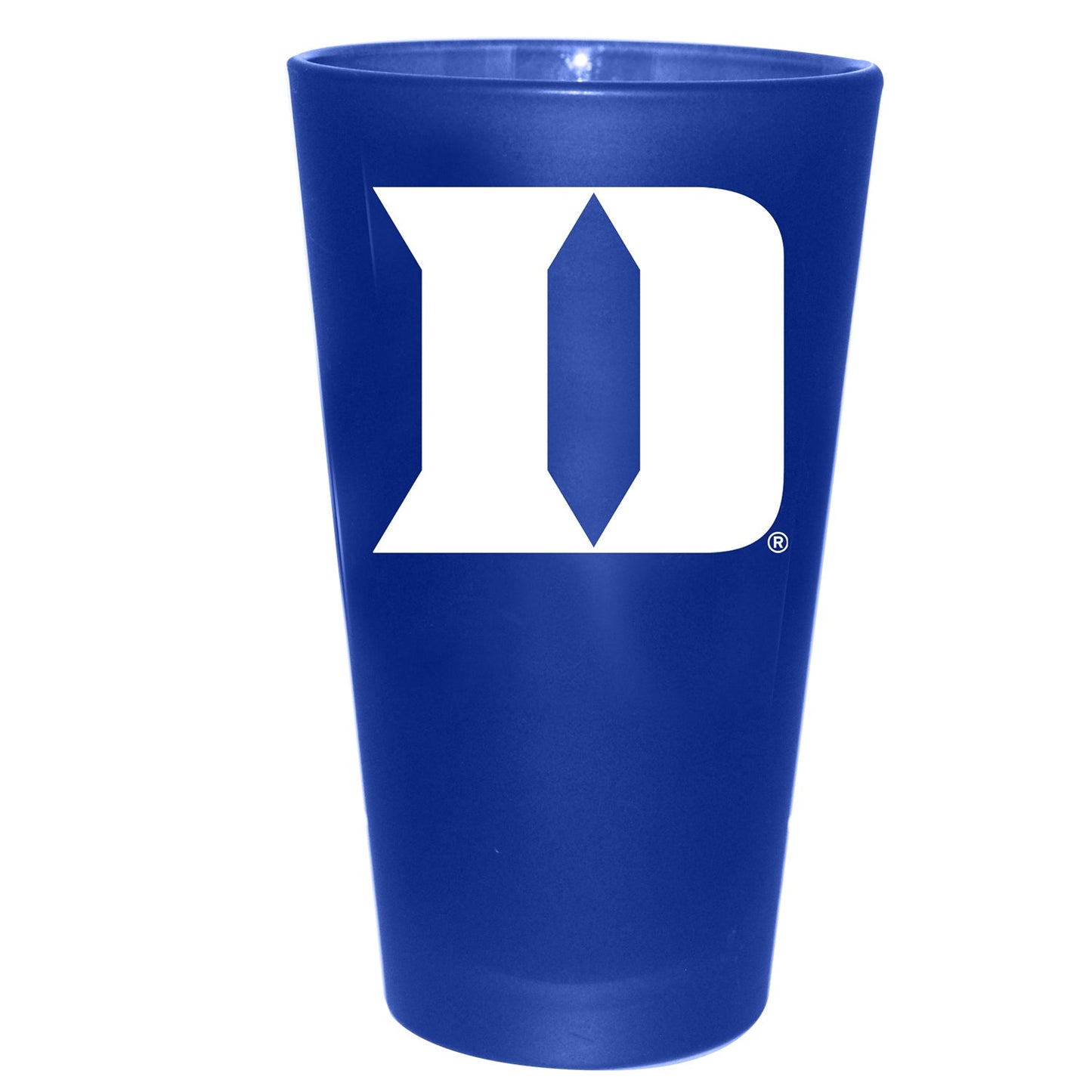 16oz Team Color Frosted Glass | Duke Blue Devils