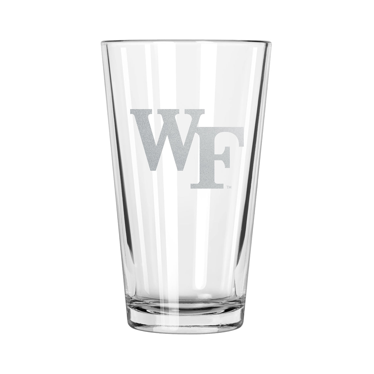 17oz Etched Pint Glass | Wake Forest Demon Deacons