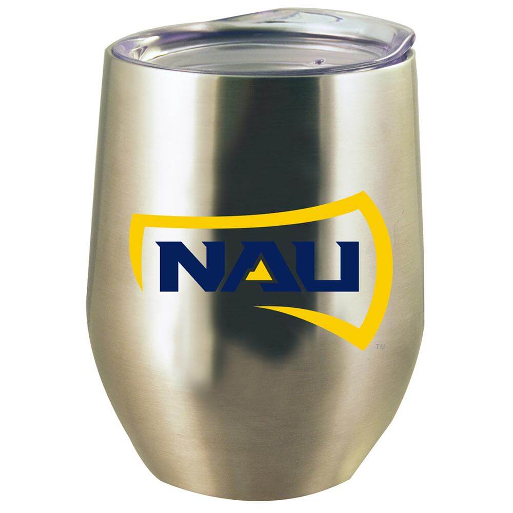 12oz Stainless Steel Stemless Tumbler w/Lid | Northern Arizona University