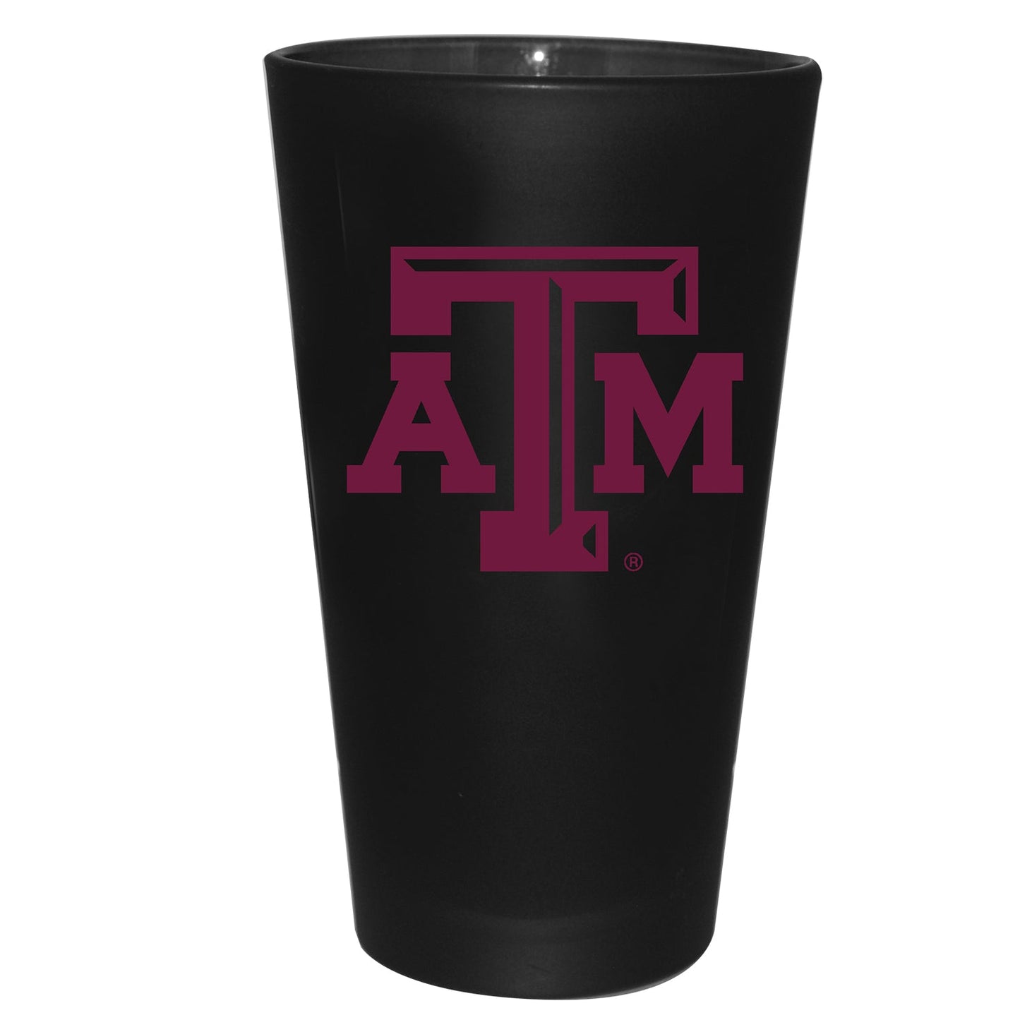 16oz Team Color Frosted Glass | Texas A&M Aggies