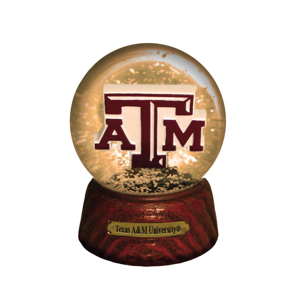 Logo Snow Globe - Texas A&M University