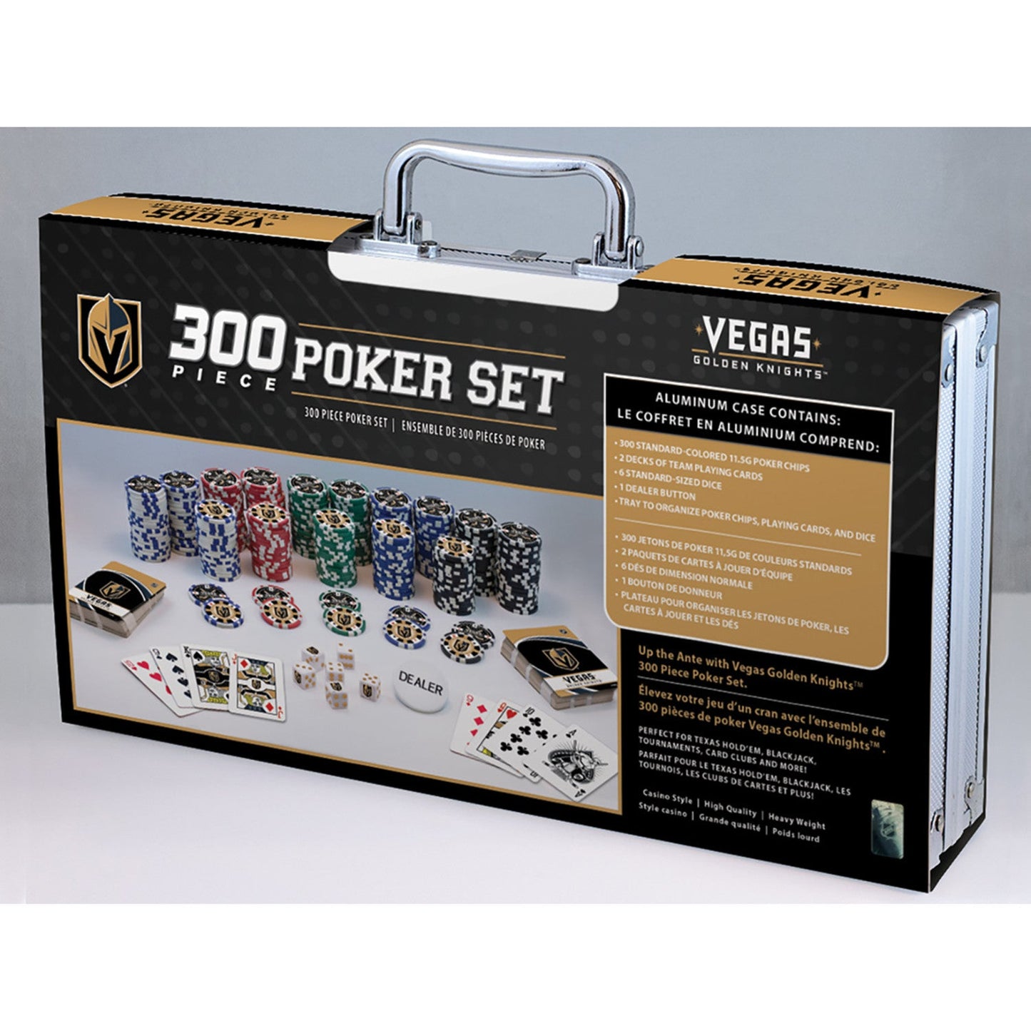 Las Vegas Golden Knights 300 Piece Poker Set