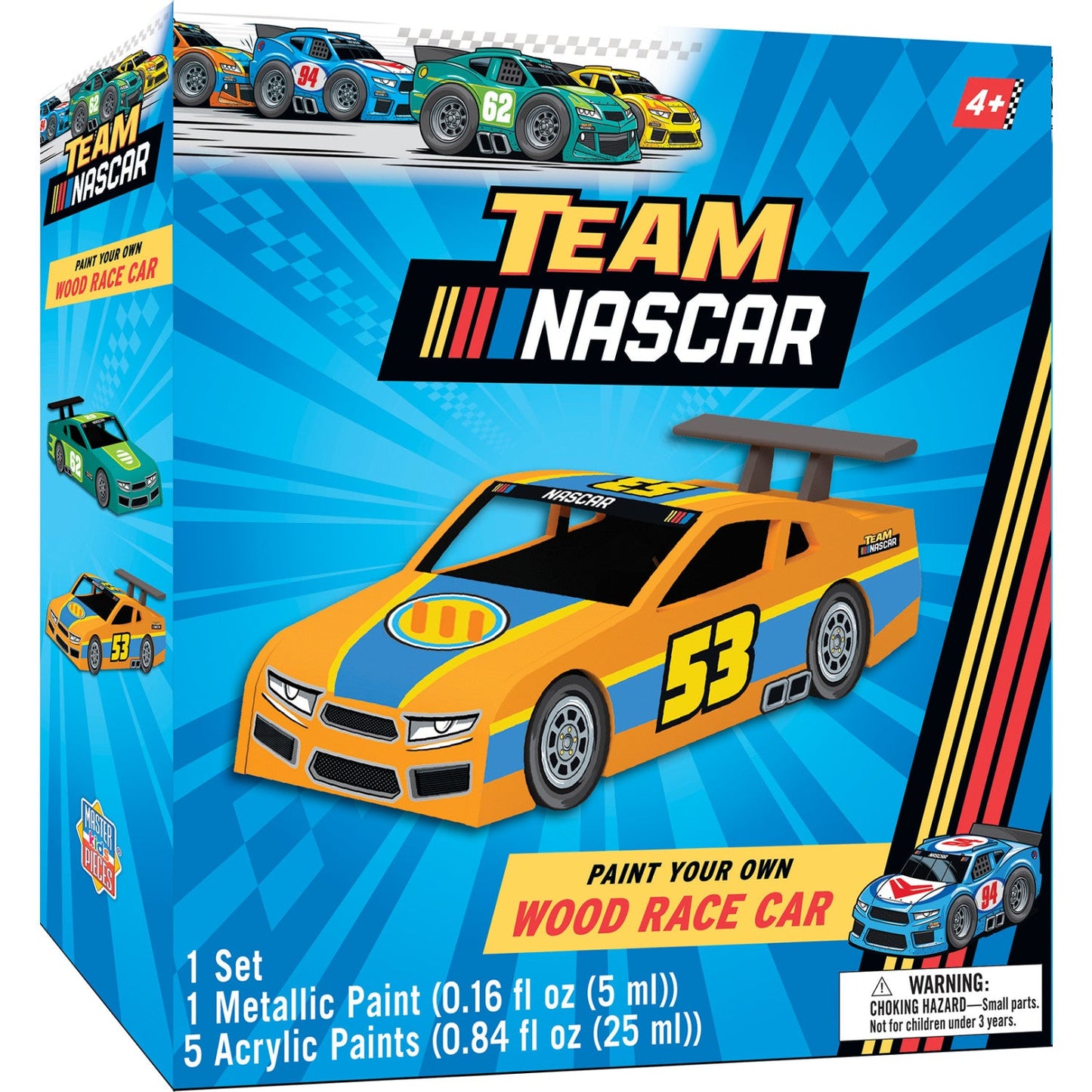 NASCAR Wood Race Car Craft Set