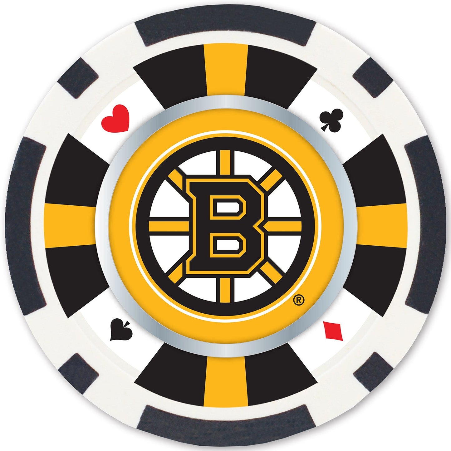 Boston Bruins 100 Piece Poker Chips