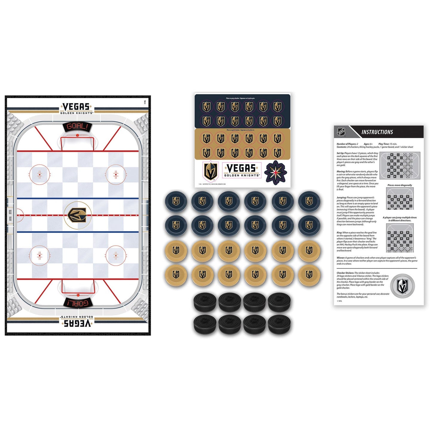 Las Vegas Golden Knights Checkers