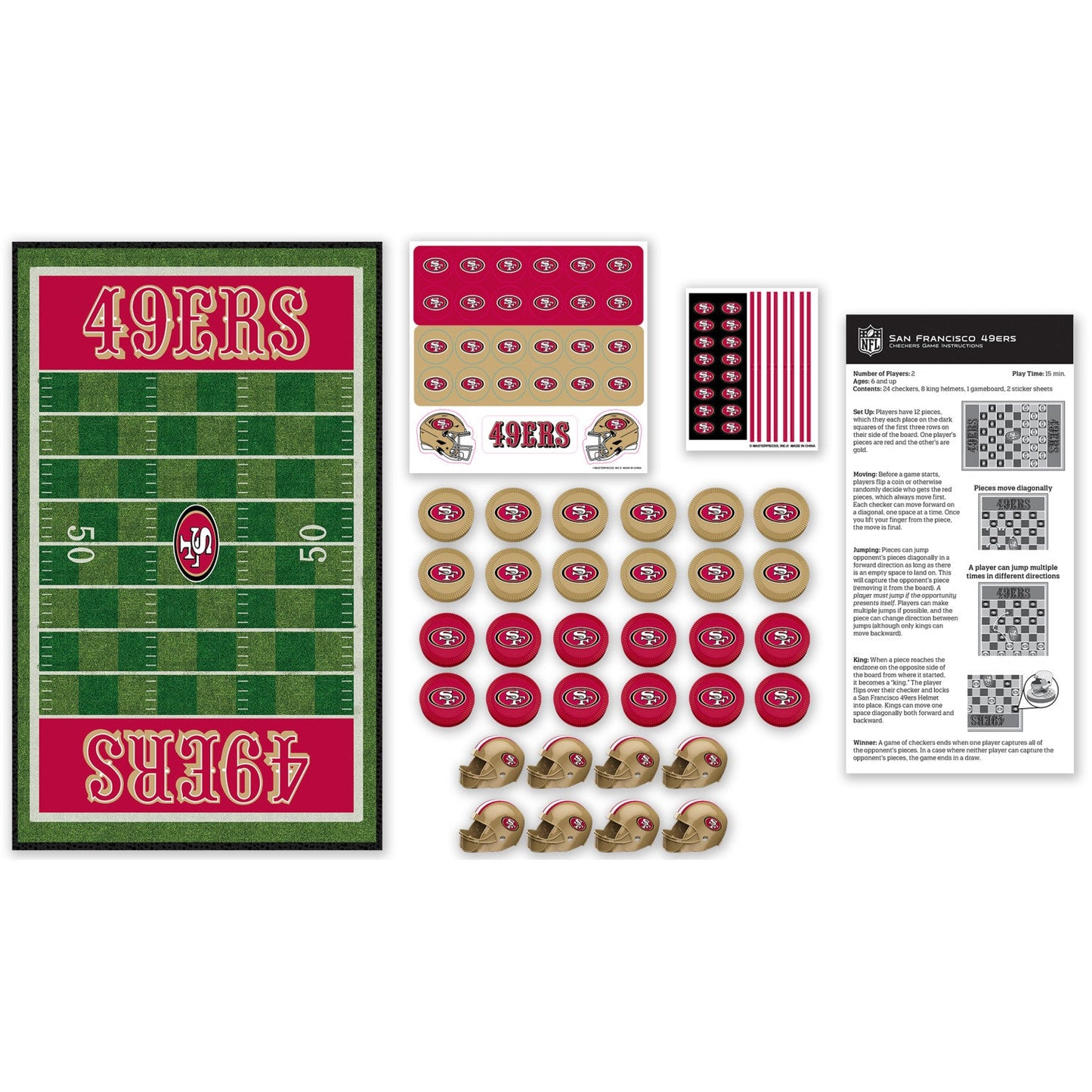 San Francisco 49ers Checkers