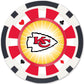 Kansas City Chiefs 100 Piece Poker Chips