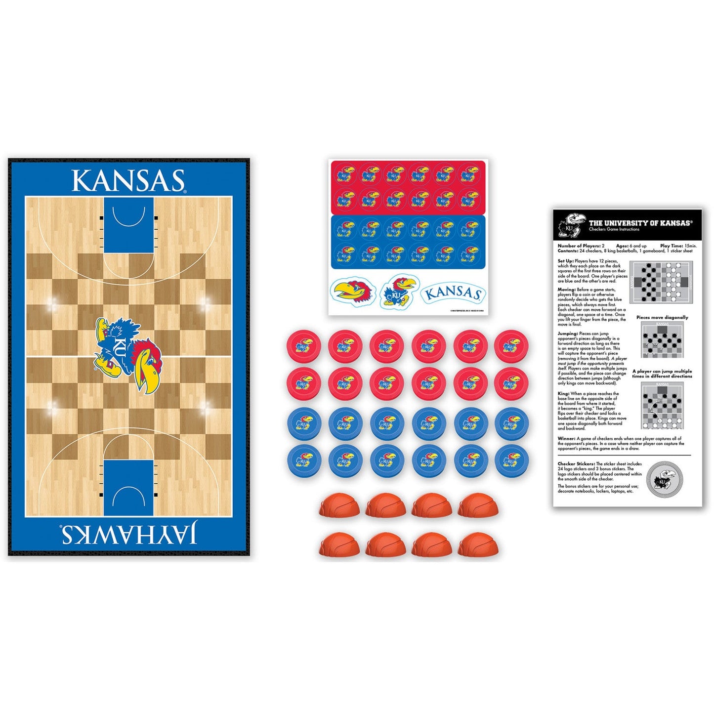 Kansas Jayhawks Checkers