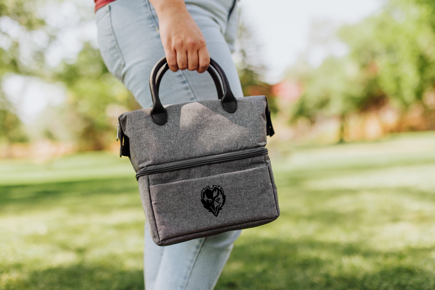 Baltimore Ravens - Urban Lunch Bag, (Gray with Black Accents)