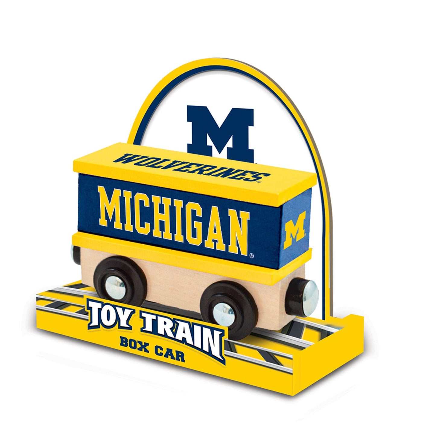 Michigan Wolverines Toy Train Box Car