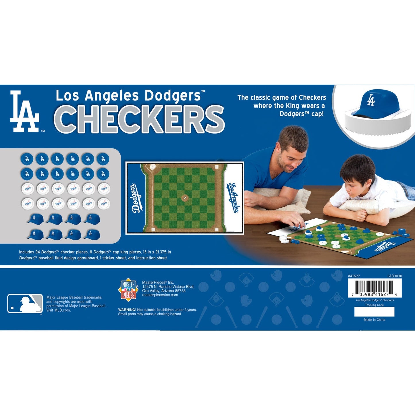 Los Angeles Dodgers Checkers
