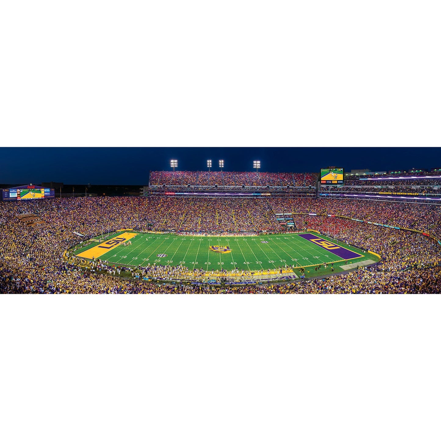 LSU Tigers - 1000 Piece Panoramic Jigsaw Puzzle