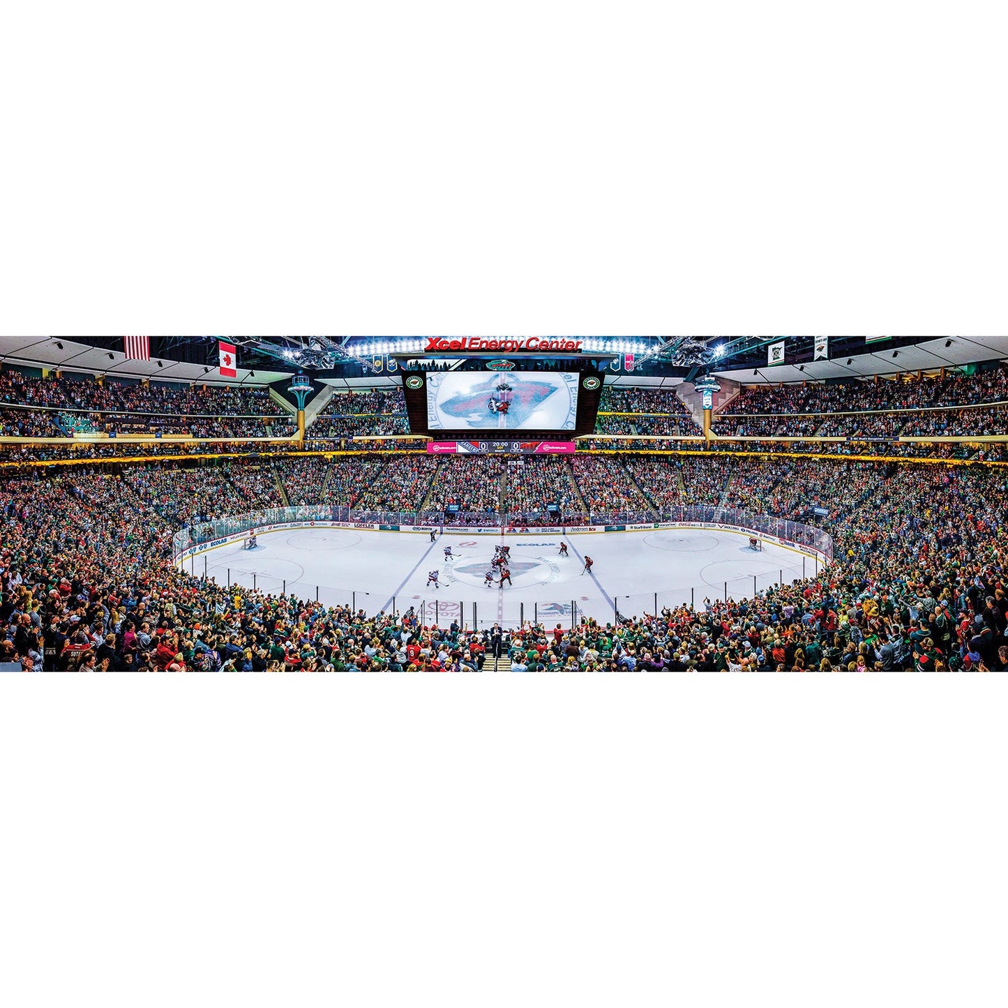 Minnesota Wild - 1000 Piece Panoramic Jigsaw Puzzle