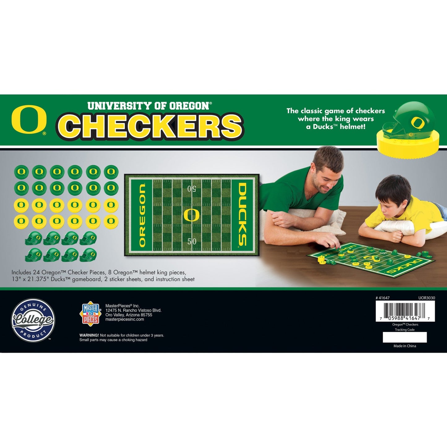 Oregon Ducks Checkers