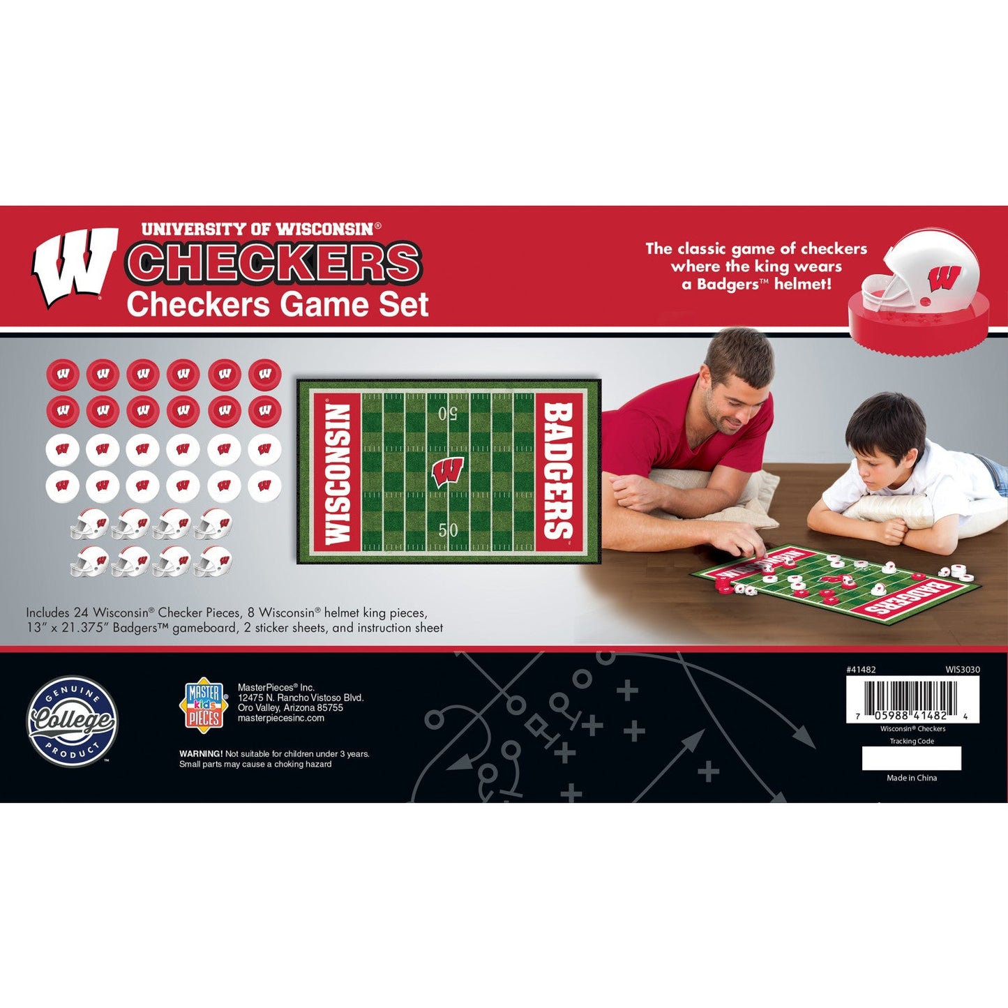 Wisconsin Badgers Checkers