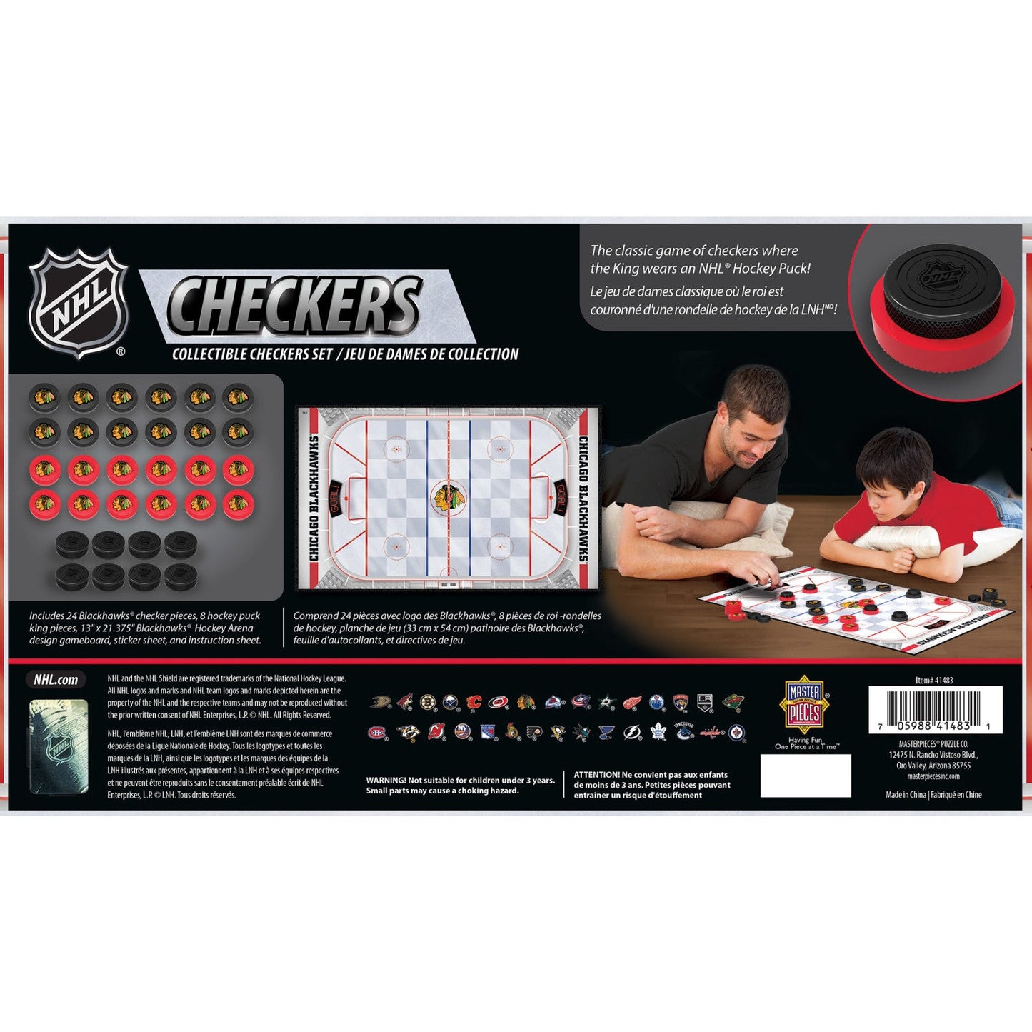 Chicago Blackhawks Checkers