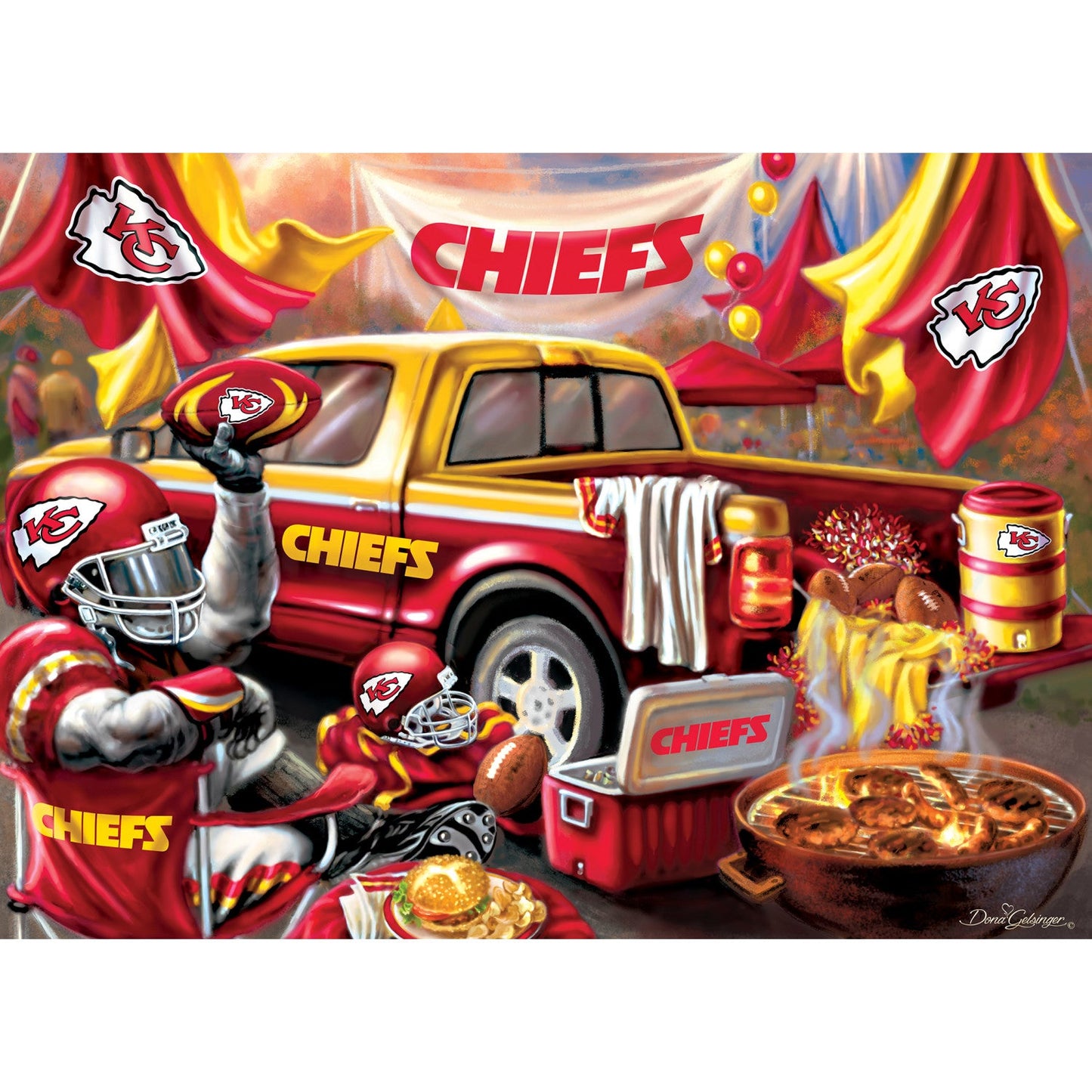 Kansas City Chiefs - Gameday 1000 Piece Jigsaw Puzzle