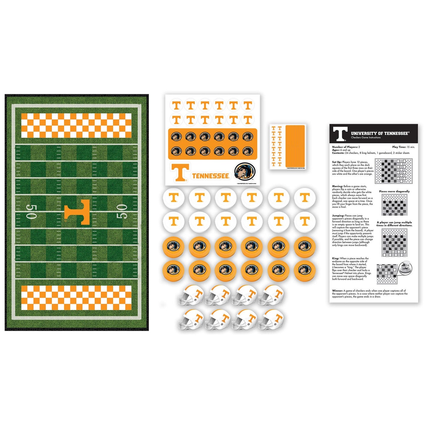 Tennessee Volunteers Checkers