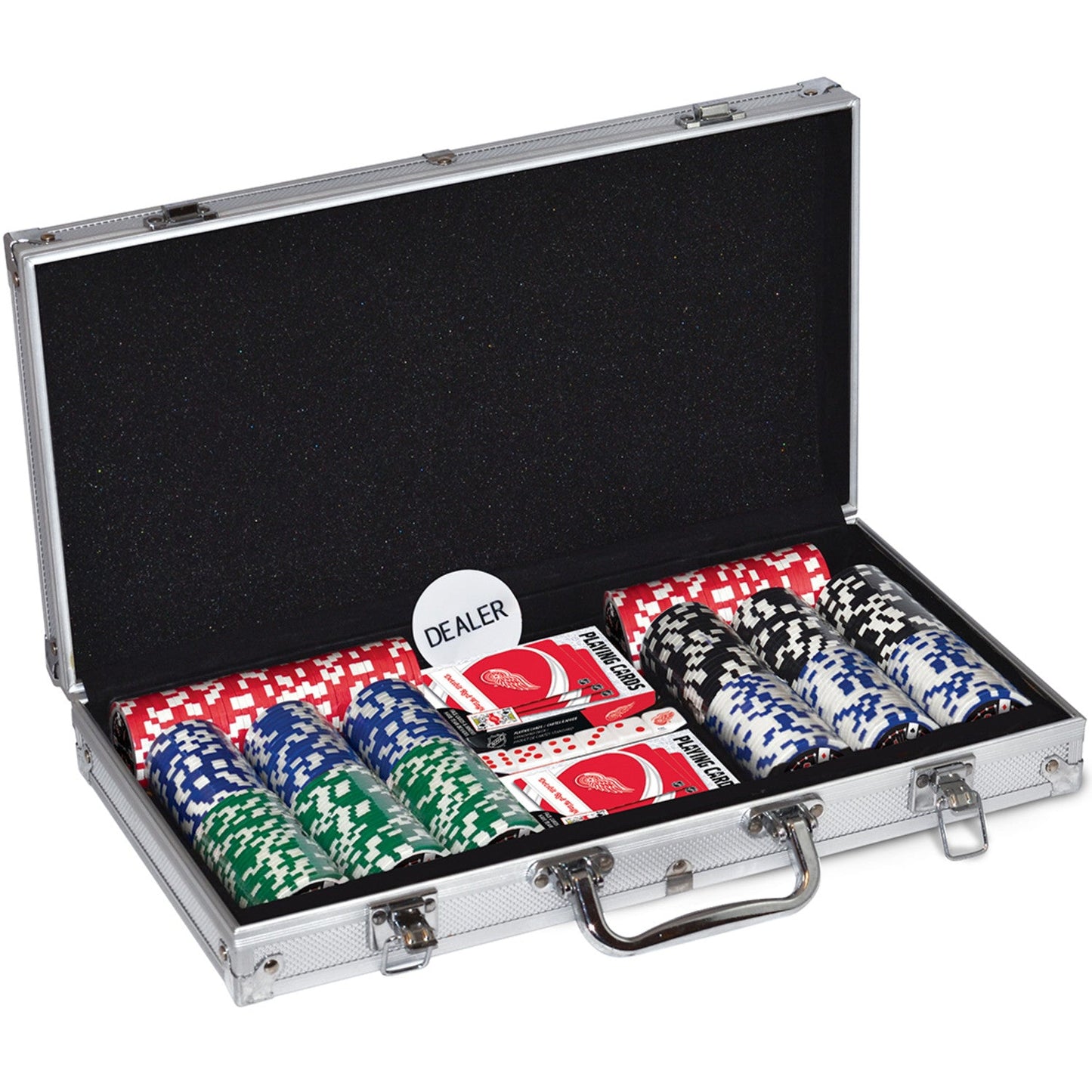 Detroit Red Wings 300 Piece Poker Set