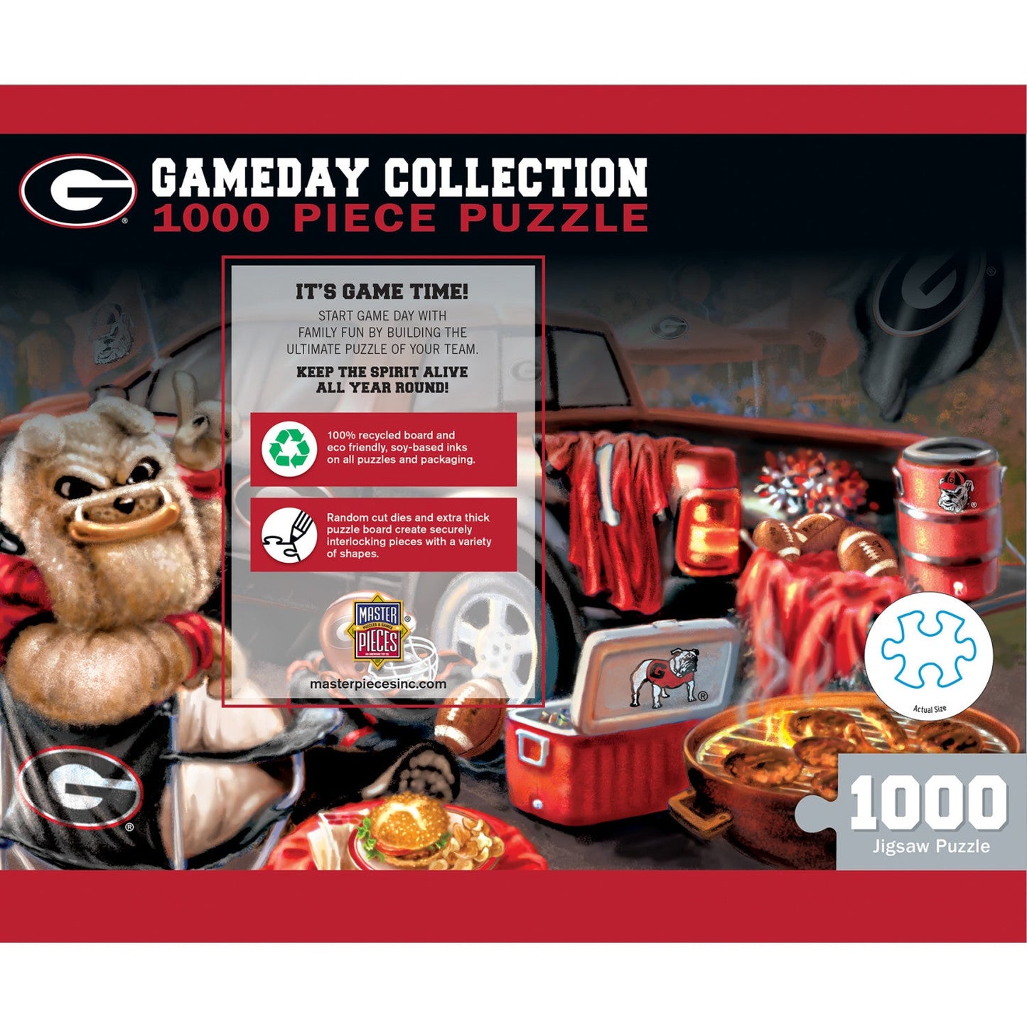 Georgia Bulldogs - Gameday 1000 Piece Jigsaw Puzzle