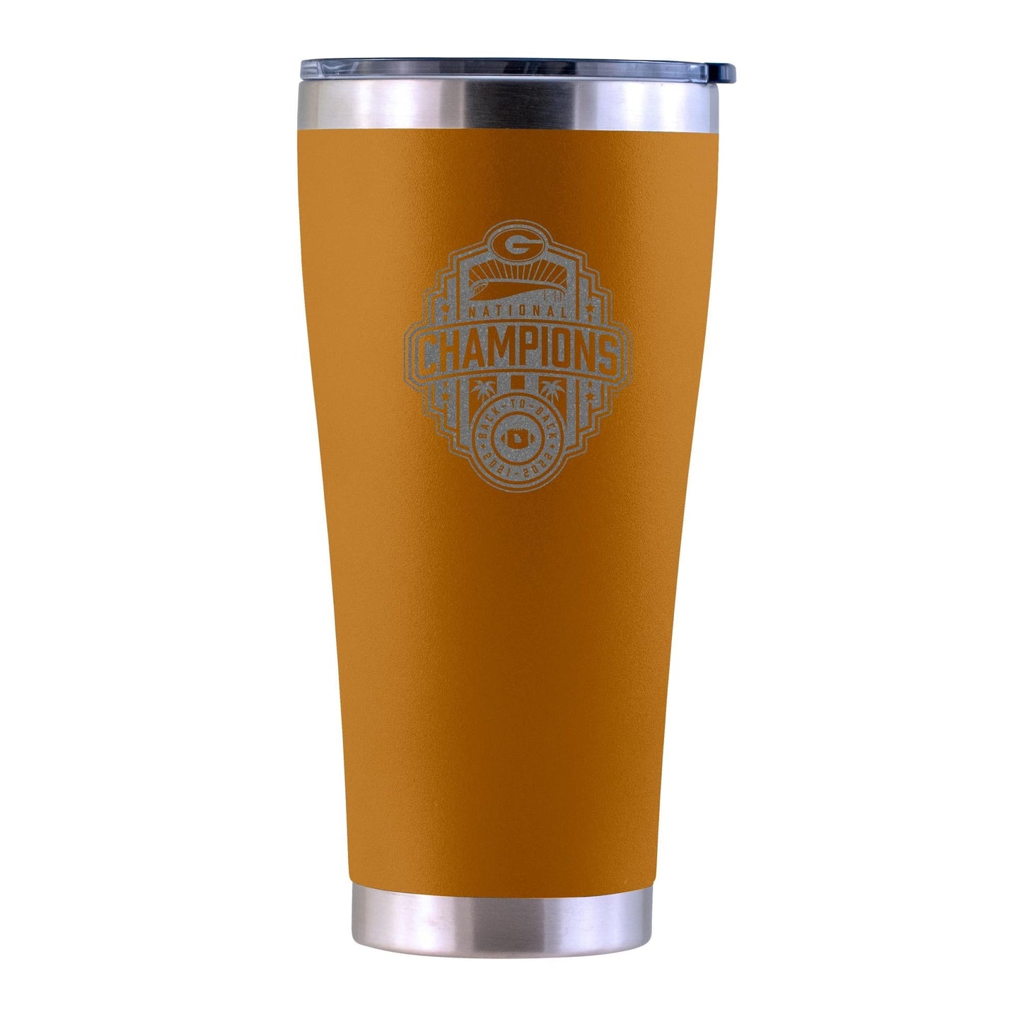 30oz Canyon Etched Stainless Steel Tumbler | 2022 National Champion Georgia Bulldogs